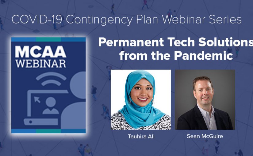 Webinar #24: Permanent Tech Solutions from the Pandemic – Tauhira Ali & Sean McGuire