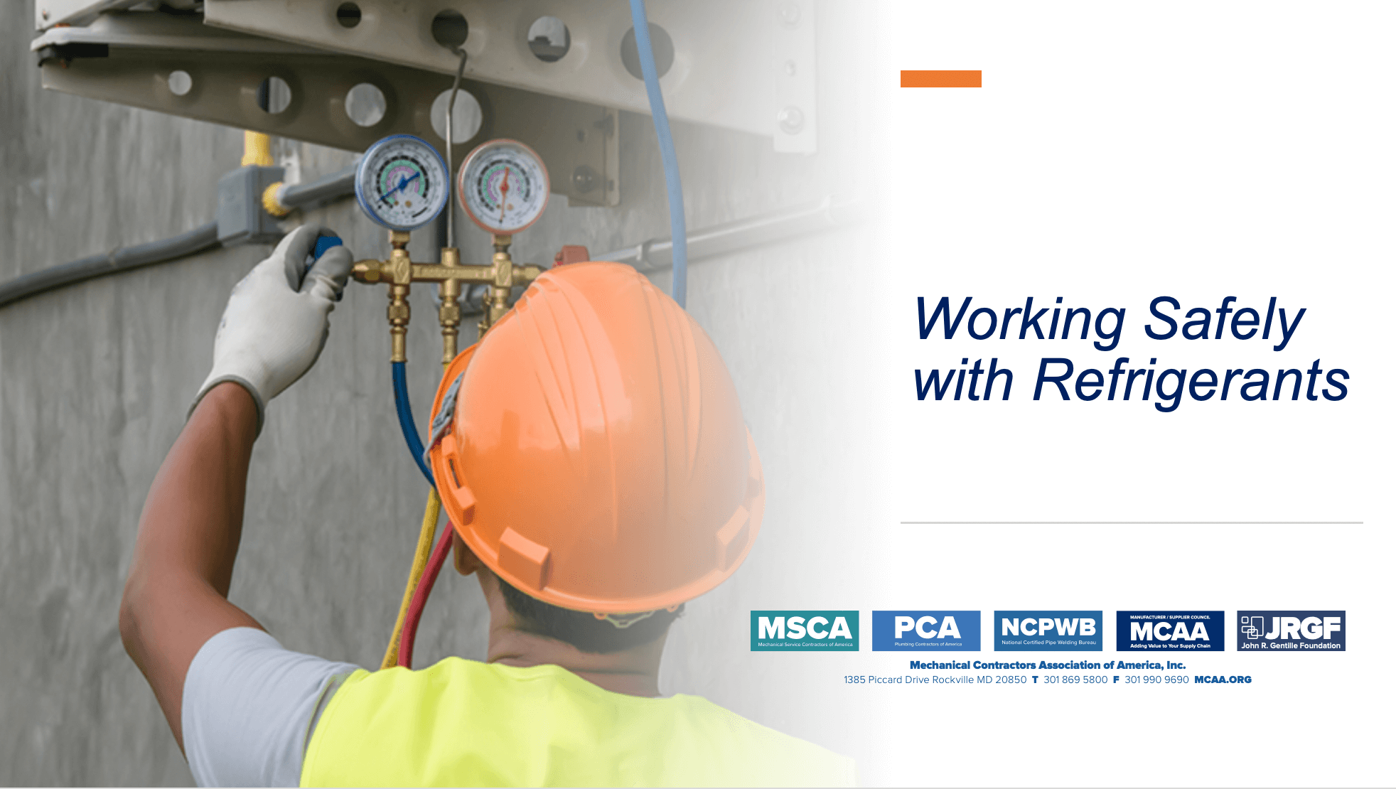 Refrigerant Safety Training Resource - MCAA