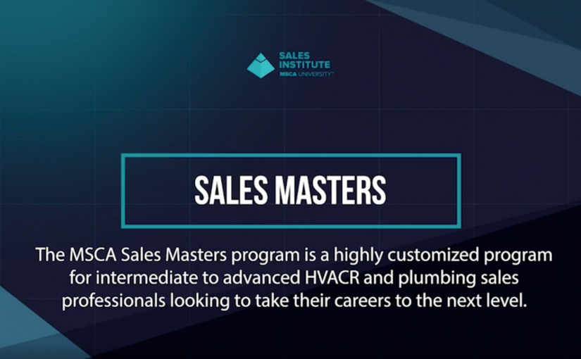 Take Your Career to the Next Level with MSCA Sales Masters – Register Today!