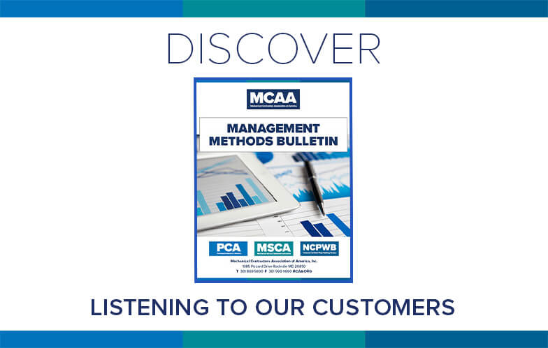 Resource Highlight: MCAA’s Listening to Our Customers