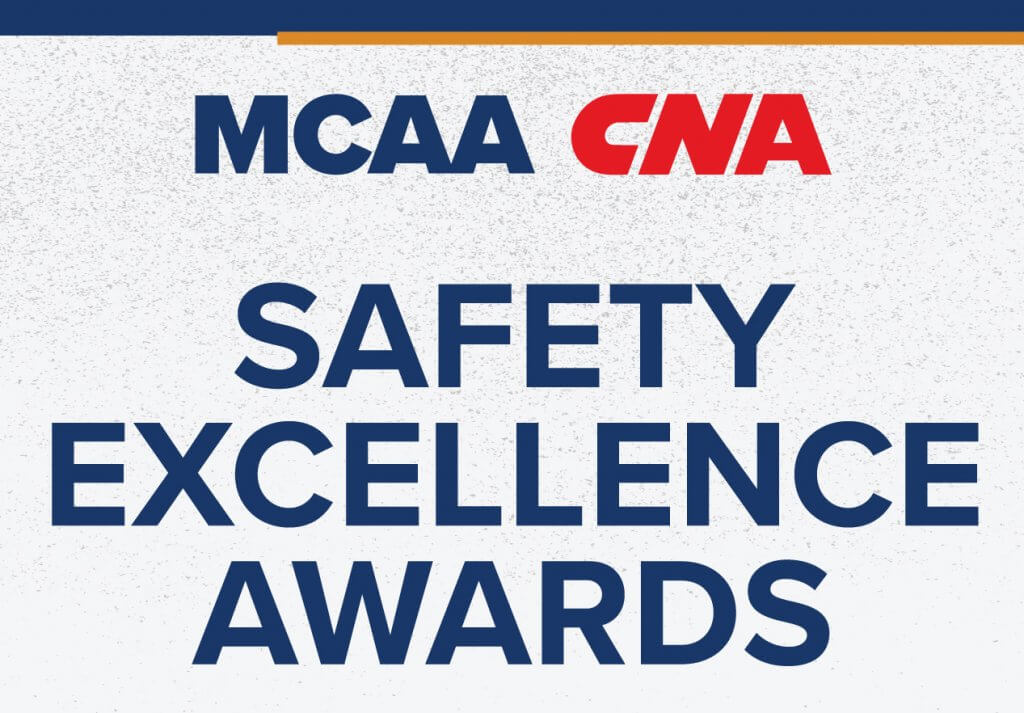 Congratulations to the MCAA/CNA Safety Excellence Awards Winners - MCAA