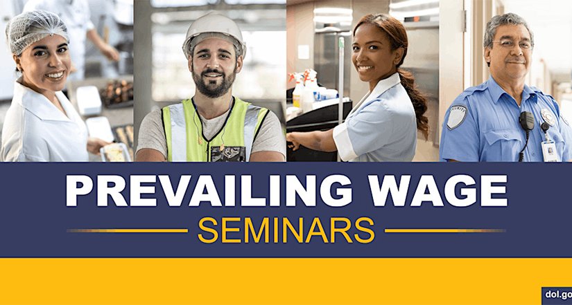 DOL Announces Prevailing Wage Seminars for Federal Contractors